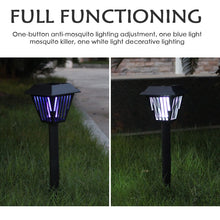 Load image into Gallery viewer, Solar UV Mosquito Killer Lamp Multi purpose Garden Lawn Light Insects Flying Zapper Trap Catcher Repellents