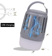 Load image into Gallery viewer, IP67 Waterproof USB Charging Mosquito Killer Trap LED Night Light Lamp Bug Insect Lights Killing