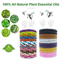 Load image into Gallery viewer, 12 Pack Eco Friendly Anti Mosquito Wristband Mosquito Insect Bugs Repellent Bracelet Safe For Children Home Outdoor Pest Reject