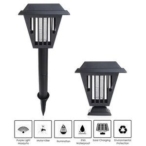 Solar UV Mosquito Killer Lamp Multi purpose Garden Lawn Light Insects Flying Zapper Trap Catcher Repellents