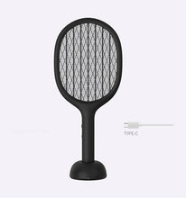 Load image into Gallery viewer, Handheld Rechargeable Electric mosquito Racket USB mosquito killer fly killer
