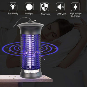 Bug Zapper Pest Bug Killer 4W 6W led mosquito killer lamp EU or US AC100-240V Night Light UV purple