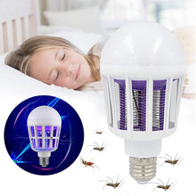 Load image into Gallery viewer, E27 LED Anti Mosquito Killer Lamp 15W 2 In 1 LED Ball Light Anti Repellent Fly Bug Zapper Insect Killer
