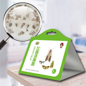 5 Pack Cloth Pantry Food Moth Trap Pheromone Killer Paste Sticky Glue Trap Pest Reject Fly Insects