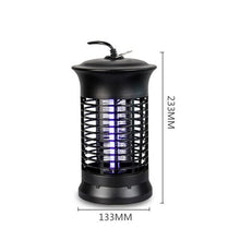 Load image into Gallery viewer, Bug Zapper Pest Bug Killer 4W 6W led mosquito killer lamp EU or US AC100-240V Night Light UV purple
