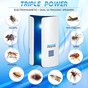 Ultrasonic Electronic Mosquito Killer Repellent Mice Cockroach Mosquitoes Frequency Conversion