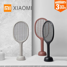 Load image into Gallery viewer, Handheld Rechargeable Electric mosquito Racket USB mosquito killer fly killer
