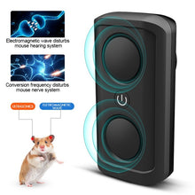 Load image into Gallery viewer, Ultrasonic Pest Repeller Mice Rats Bed Bugs Rodents Insects Household Electromagnetic Electronic Repellent with Double Speakers
